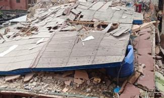 Two Persons Rescued, Others Trapped In Lagos Collapsed Three-Storey Building
