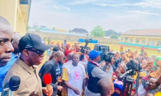 After Junketing For 2023 PDP Campaigns, Governor Okowa Finally Visits Communities Ravaged By Floods