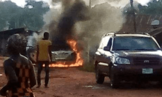 Political Thugs Attack Labour Party’s Meeting In Enugu, Burn Several Vehicles