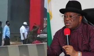 Nigerian Civilian Governor, Dave Umahi Orders Soldiers To Flog Civil Servants Who Arrived Late For Work