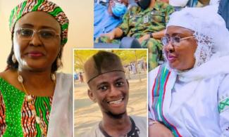 Secret Police, DSS Arrests Nigerian Student For Tweeting That Aisha Buhari Doubled In Size After ‘Eating’ Nigeria’s Money