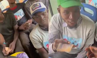 2023 Elections: Video Captures Alleged Ruling APC Members Sharing N1000 To Nigerians Inside Bus