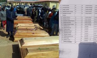 Tears As Families Give Mass Burial To 40 Christians Killed By Terrorists In Southern Kaduna