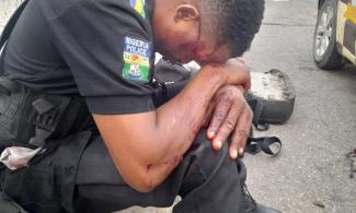Gridlock On Third Mainland Bridge As Hit-And-Run Driver Badly Wounds Nigerian Policeman