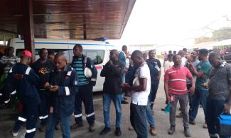 Workers Of Egbin Power Plant In Lagos Protest Against Poor Salaries, Conditions Of Service