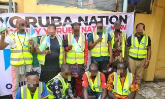 Nigerian Police Arrest 10 Yoruba Nation Agitators 'Setting Up Camp To Launch Massive Protest' In Lagos