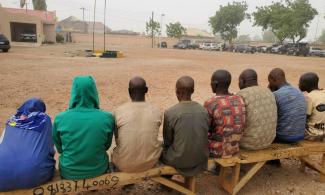 Nigerian Police Arrest Female Gunrunner, Seven Bandits, Recover 1000 Registered MTN SIMs In Zamfara