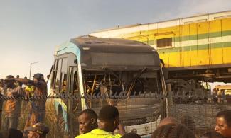 Train Crash: Lagos Bus Driver Opens Up, Admits Accident Caused By Mechanical Fault