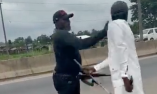 Nigeria Police Ask Man Slapped, Flogged By Officer In Viral Video To Report, Pursue Justice Against Assaulter