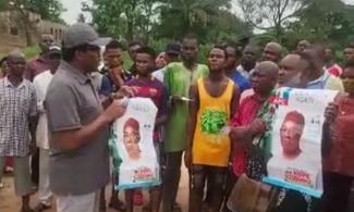 Imo Governorship: Nigerian Lawmaker In Viral Video Orders APC Thugs To Stop Other Parties From Campaigning 