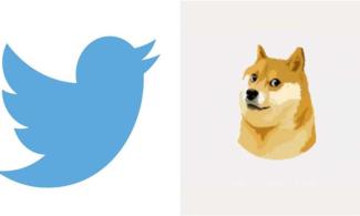 Microblogging Platform, Twitter Changes Blue Bird Logo To Dogecoin Cryptocurrency Image
