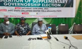 BREAKING: Nigerian Electoral Body, INEC Writes Police Inspector-General To Prosecute Suspended Adamawa Resident Commissioner, Yunusa-Ari