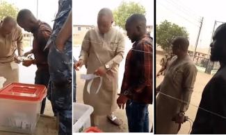 Nigerian Police Direct INEC To Prosecute Kogi Council Chairman Caught On Camera Destroying PDP Votes During Polls