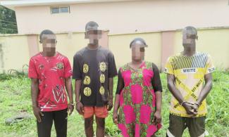 Four Nigerian Fraudsters ‘Specialised In Swapping Bank Customers ATM Cards’ Arrested By Police In Enugu