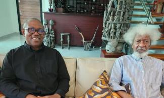 I Never Met Peter Obi For Reconciliation, Rather He Apologised Several Times For The Misconduct Of His Followers —Soyinka