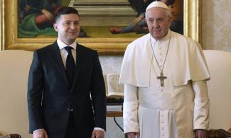Russian-Ukraine War: President Zelenskyy Arrives In Rome For Meeting With Pope Francis, Italian Leaders