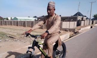 Nigerian Lawmaker Abandons Car For Electric Bicycle To Identify With Masses Over Fuel Price Hike In Adamawa