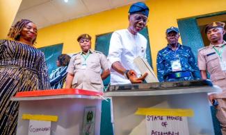 How Lagos Governor, Sanwo-Olu, Wife Voted With Invalid Voters’ Cards — Labour Party Official Tells Tribunal