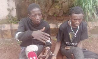 Two Kidnap Suspects Arrested By Combined Local Security Team In Enugu