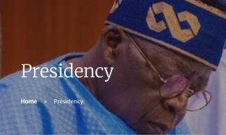 Nigerian Government Finally Updates State House Website, Removes Buhari, Osinbajo, Others As Aso Rock Occupants