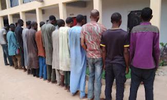 16-Man Gang Of Armed Robbery, Kidnapping Busted In Adamawa, Say Nigeria Police 