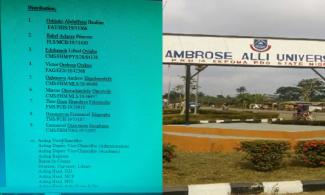 EXCLUSIVE: Nigeria’s Ambrose Alli University Authorities Set To Rusticate 16 Students' Union Leaders For Protesting Against Tuition Fee Hike 