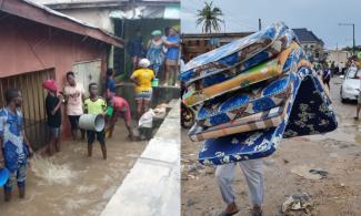Flood Sweeps Away Motorcyclist, Displaces Hundreds Of Residents In Lagos State Communities