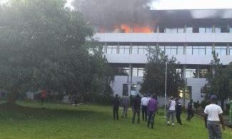 BREAKING: Fire Guts Section Of Nigeria’s Supreme Court Building