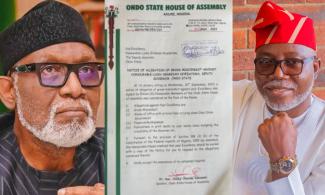 Finally, Ondo House Of Assembly Serves Deputy Governor, Aiyedatiwa Impeachment Notice