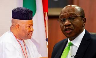 How Central Bank Ex-Governor, Emefiele Tried To Sabotage 2023 Elections By Changing Naira Notes – Senate President, Akpabio