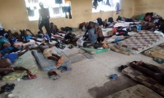 Nigerian Youth Games: Athletes Given Dirty Mattresses To Sleep On Floor, Contingents From 3 States Share One Toilet In Delta