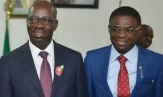 Edo Deputy Governor, Shaibu Moves Office Out Of Government House Amid Rift With Governor Obaseki