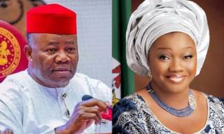 EXCLUSIVE: Uproar At Nigerian National Assembly As Senate President Akpabio Creates Office For Wife