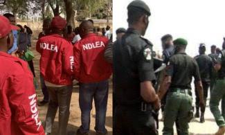 EXCLUSIVE: Nigerian Police Clash With NDLEA Operatives In Kogi Over Arrest Of Inspector’s Wife Selling Cannabis, Other Substances Inside Station