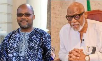 Ondo Governor Akeredolu Now Works From Oyo State Because His Old Lodge Is No Longer Good For Him, Says AideOndo Governor Akeredolu Now Works From Oyo State Because His Old Lodge Is No Longer Good For Him, Says Aide