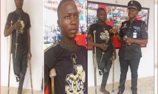 Nigerian Police Arrest Disabled Man For Burglary In Adamawa