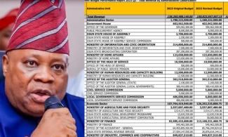 EXCLUSIVE: Osun State Governor, Adeleke Spends N2billion On Meals, Welfare Packages, N6billion To Run His Office In Three Months