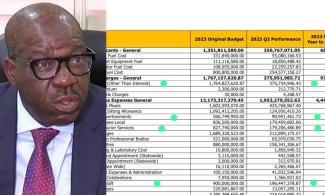 EXCLUSIVE: Edo Governor, Obaseki Spent N973million On ‘Bank Charges,’ Over N670million On Meals, Cooking Gas In Three Months