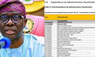 EXCLUSIVE: Lagos State Governor, Sanwo-Olu Spent N10.4billion In Three Months To Run His Office, Another N11billion On ‘Servicing Of Meetings’