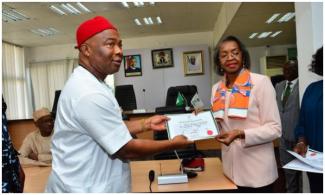 Electoral Body, INEC Issues Certificate Of Return To Imo Governor, Uzodimma After Controversial Poll