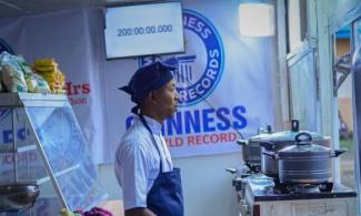 Nigerian Chef, Tope Maggie Completes 200-Hour Cooking, Seeks To Reclaim Guinness Records For Nigeria From Ireland’s Alan Fisher