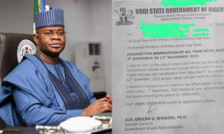 Governorship Election: Kogi Government Writes All Hotel Owners, Asks To Book Their Rooms Entirely From November 4-12