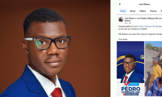 BREAKING: Pedro Obi From Delta University Emerges NANS President, Defeats Seyi Tinubu’s Preferred Candidate
