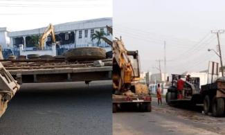 Rivers Government Begin Demolition Of Assembly Complex Amid Governor’s Fubara’s Rift With Godfather, Wike