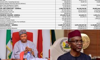 EXCLUSIVE: Kaduna Governor, Uba Sani Alongside Predecessor, El-Rufai Spent N3billion On Meals, Medicals In Three Months, N631million On Cleaning Services