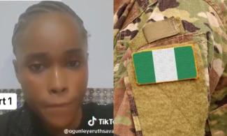 BREAKING: Nigerian Female Soldier Who Complained About Sexual Harassment By Senior Military Officers In Viral Video Arrested, Flown From Lagos To Abuja