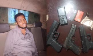 Nigerian Police Arrest Notorious Kidnapper In Abuja, Recover Three Locally Made Pistols