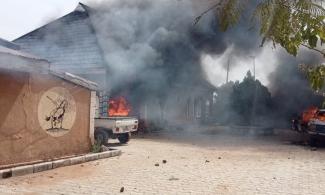 Plateau Massacre: Angry Women Burn Down Bokkos Monarch’s House Over Victimisation By Army, Unlawful Arrests