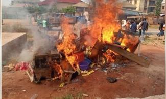 Anambra Government Dislodges Street Traders, Demolishes Shanties In Awka