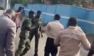 Nigerian Army Personnel, FRSC Officials Captured On Camera Fighting Publicly In Lagos